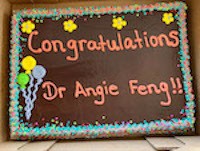 August 2019: Congratulations to Dr. Angie Feng on her successful Ph.D. defense!