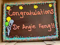 August 2019: Congratulations to Dr. Angie Feng on her successful Ph.D. defense!