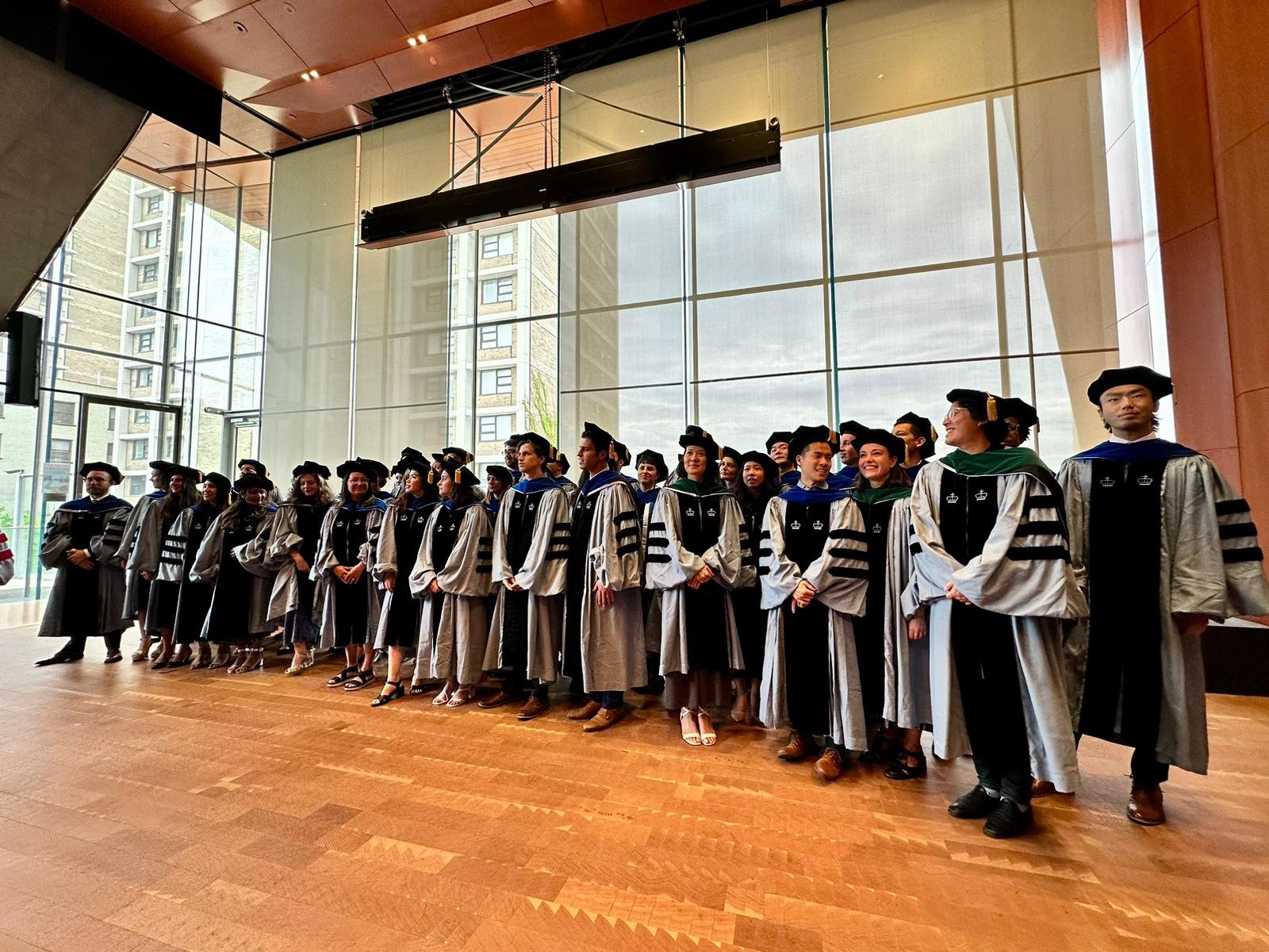 Dr. Annie Lin among fellow PhD Graduates