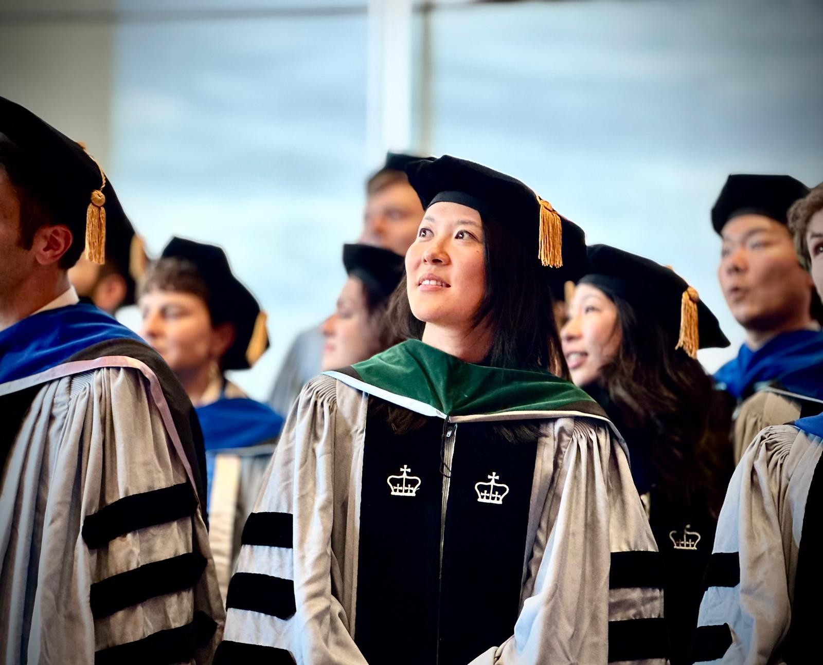 Dr. Annie Lin among fellow PhD Graduates