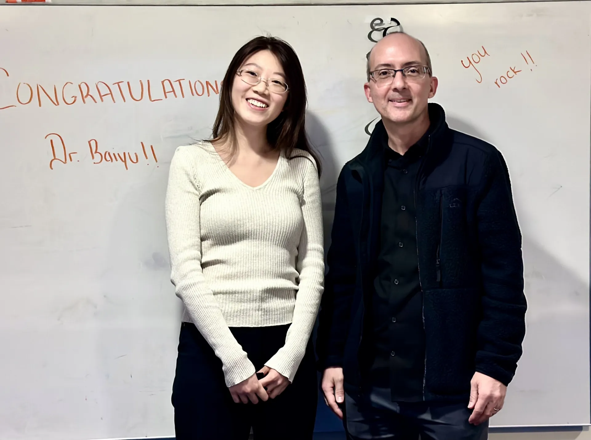 Dr. Baiyu Qiu and Dr. Stockwell