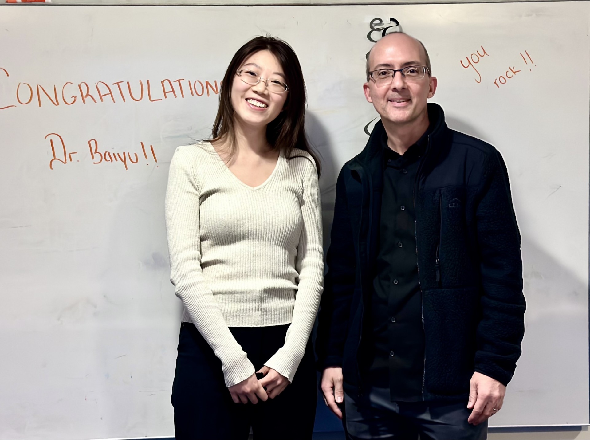 Dr. Baiyu Qiu and Dr. Stockwell