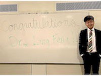 December 2019: Congratulations to Dr. Ling Feng on his successful Ph.D. defense!